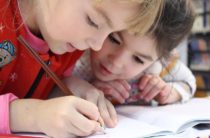 kids learning something